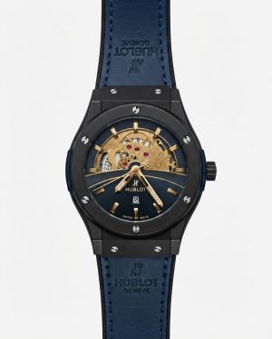 Hublot Big Bang Tourbillon Blue Leather