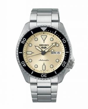 Seiko 5 Sports Automatic silver light yellow