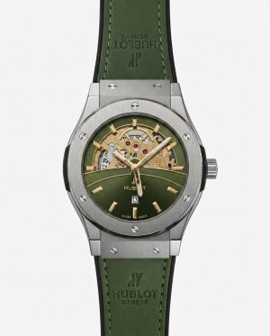 Hublot Big Bang Tourbillon Green Leather