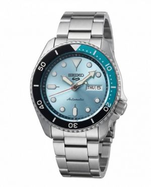 Seiko 5 Sports Automatic silver Sky Blue