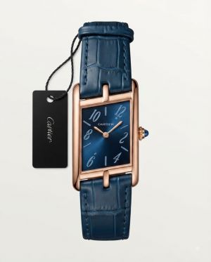 Cartiee_r Tank Asymmetric Blue Copper Dail