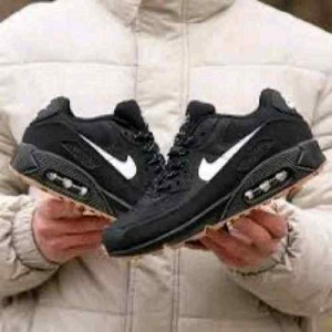 Nikee AirMax 90 Black Gum Shoes 158