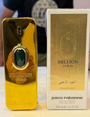 Paco Rabanne Million Gold Golden Oud Parfum Intense 100ML (887)