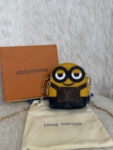 Louiis Vuitton X Minion Mini Crossbody Bag  Keychain With Original Box & DustCover