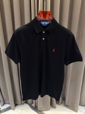 Ralp Lauren Chest Logo Polo T-shirt Black