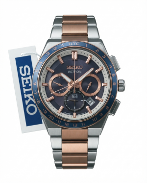 Seiko Astron Two Tone Copper Blue Dial