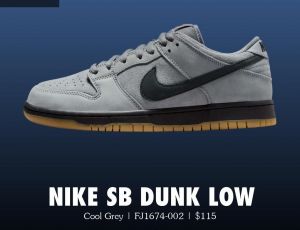Nikke Sb Dunk Low Pro Cool Grey For mens
