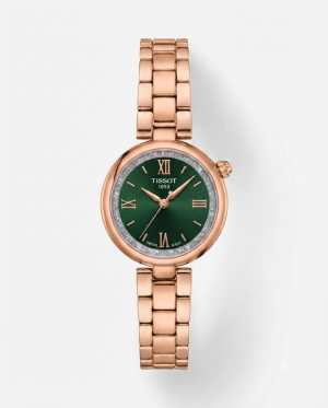 Tissoo_t Desir Rose Gold Green Dail
