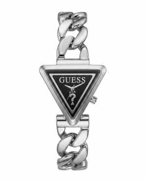 Guess USA Silver Black Dial