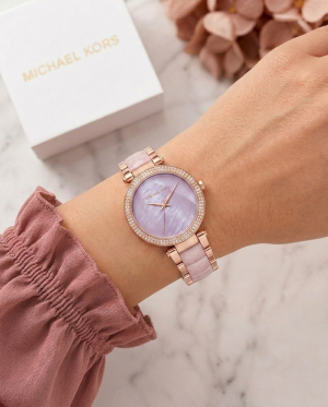 Michael_l Kors  Parker Pave Pink