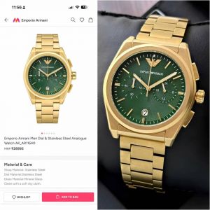 Emporio Armaani AR11640 ( All working )