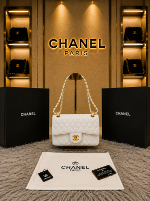 Chane Paris Jumbo big size lather QUALITY Inner Branding with box Bill 6433