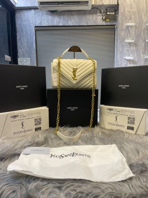 YSL SAINT LAURENT COLLEGE MEDIUM CHAIN BAG  dubble box packing 6439