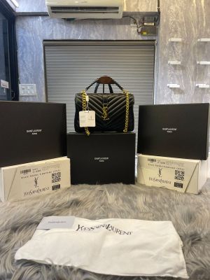 YSL SAINT LAURENT COLLEGE MEDIUM CHAIN BAG  dubble box packing 6440
