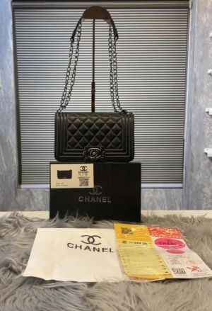 _chane_Paris Jumbo big size lather QUALITY Inner Branding with box Bill 6622