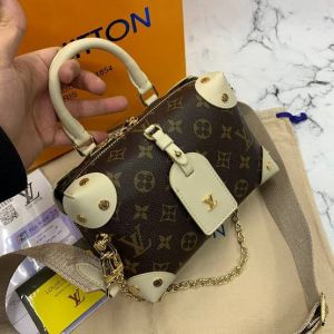 Louiis Vuitton Lv Petite Malle Souple Handbag With Ogbox Carrybag Etc Model no 663