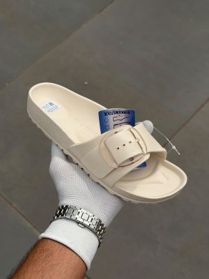 Birkenstock Madrid Big Buckle EVA Beige