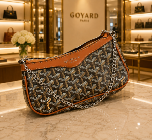 Goyarrd Paris Shoulder Sling Bag With Box & Dust Bag & Sling Belt & Sling Chain