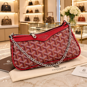 Goyarrd Paris Shoulder Sling Bag With Box & Dust Bag & Sling Belt & Sling Chain