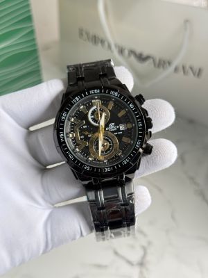 Edifice_Black Gold Premium Quality Men Watch Fa 1322