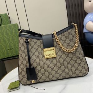 Guccci_GG_Padlock_Medium_Shoulder_Bag_With_OG_Box_&_Dust_Bag_760688_Black