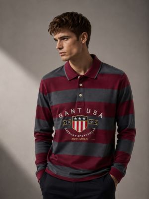 GANT  Various Premium Quality Collar Neck Full Sleeves T-shirt GZ_0431