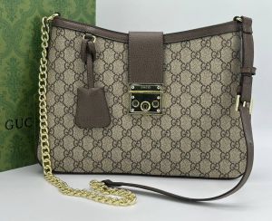 Guccci_GG_Padlock_Medium_Shoulder_Bag_With_OG_Box_&_Dust_Bag_760688_Khakhi