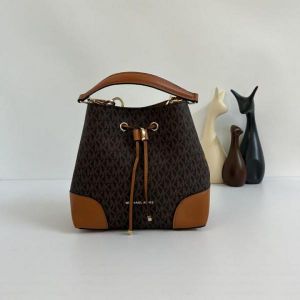Michael Kor Mercer Premium Quality Bucket Bag With Dust Bag (Brown) (V 198)