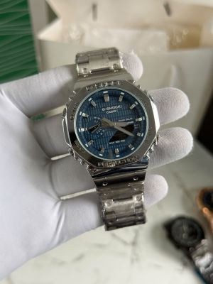 G Shoc_Silver Blue Premium Quality Men Watch Fa 1348
