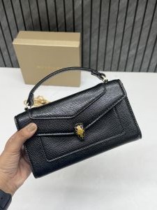 Bvlgari Serpenti Forever Phone Case Crossbody Bag With Top Handle Original Box Packing