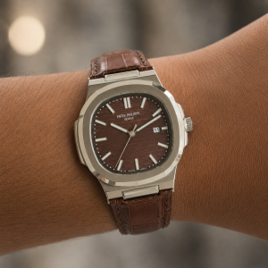 Patek Philipp Nautilus Quartz Leather