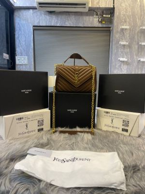 YSL SAINT LAURENT COLLEGE MEDIUM CHAIN BAG  dubble box packing 6441