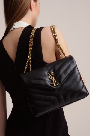 Ysl Lou Lou Medium Size 8802 Shoulder Bag With Original Box & DustCover Packing