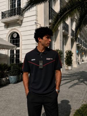 PORSCHE BOSXS IMPORTED STORE ARTICLE POLO T-SHIRT