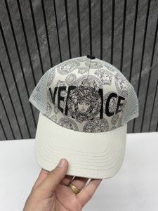 Versace Medusa Front Logo Premium Trucker Hat With Safety Box