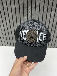 Versace Medusa Front Logo Premium Trucker Hat With Safety Box