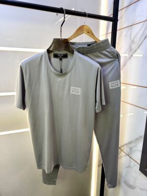Balmai Paris Imported Grey Premium Track Suit With Brand Carry Bag Packing F3987-GY