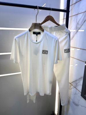 Balmai Paris Imported White Premium Track Suit With Brand Carry Bag Packing F3987-WH