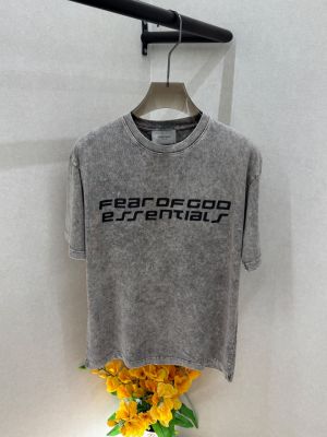 Essential Light Brown Acid Wash Oversized Premium Round Neck T-shirt F4054-LBR