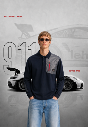 PORSCHE BOSXS IMPORTED STORE ARTICLE POLO T-SHIRTxx