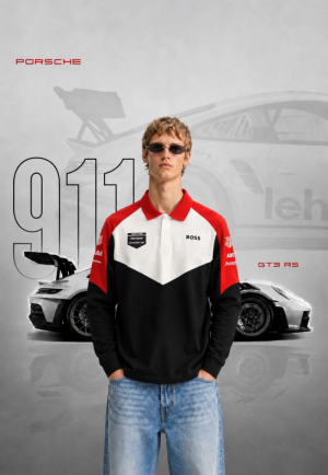PORSCHE BOSXS IMPORTED STORE ARTICLE POLO T-SHIRTxx