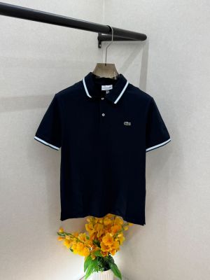 Lacost  Navy Premium Collar Neck T-shirt F5023-NY