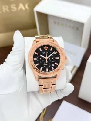 Versace Greca Action Chronograph copper black