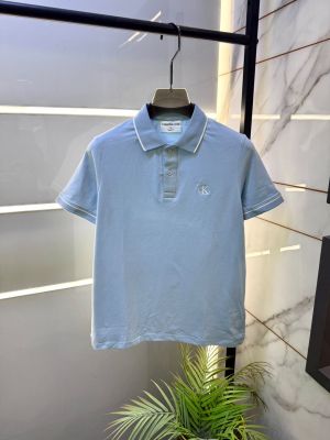 Calvi Klein Blue Collar Neck Premium Polo T-shirt F2507-BU1
