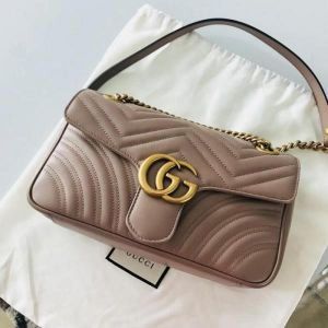 Gucc marmont sling bag premium quality with box(green box)5977