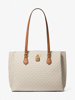 MICHAEL KOR RUBY LARGE LOGO TOTE BAG WITH DUST BAG PREMIUM QUALITY 5415
