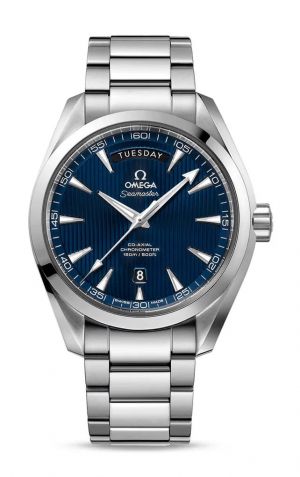 Omegga Seamaster Aqua Terra 150M Silver Blue Japan Automatic