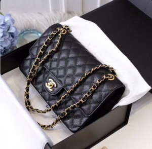 Chane_Paris_Jumbo_big_size_lather_QUALITY_Inner_Branding_with_box_Bill_5240