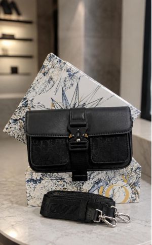 Christian_dio_Mini Saddle Messenger Bag with box 6498