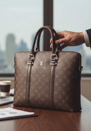 Loui Vuitton Polished Premium Quality Laptop Bag 5037